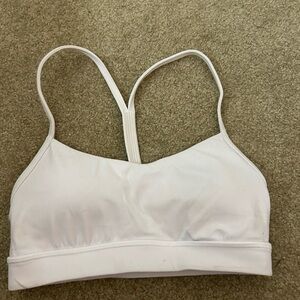 Lululemon Athletica White Minimalist Bra
